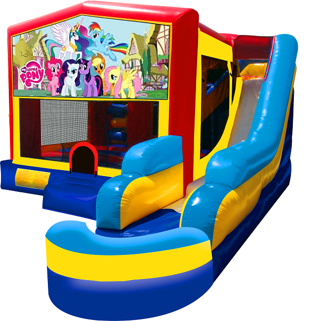 MY LITTLE PONY 7 IN 1 (water slide with landing pool)